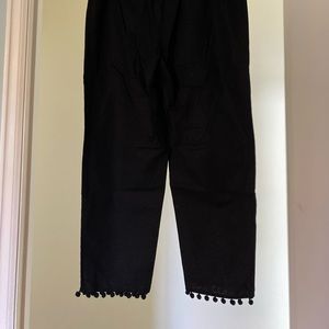 JCrew Linen Pants - Size 12, Black